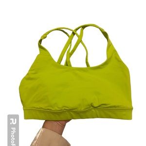 LULULEMON Bright Green Sports Bra